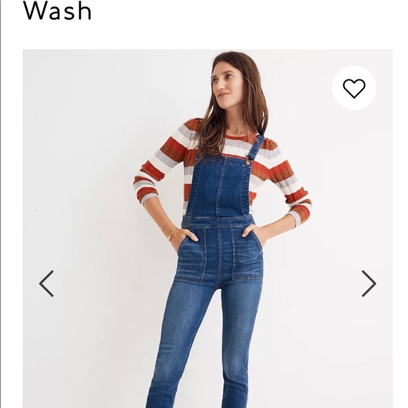 MADEWELL Skinny Blue Overalls Jeans Sz XS - Picture 8 of 11